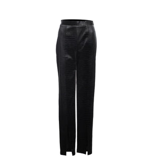 Sofisticato Eclettico Leather Trousers