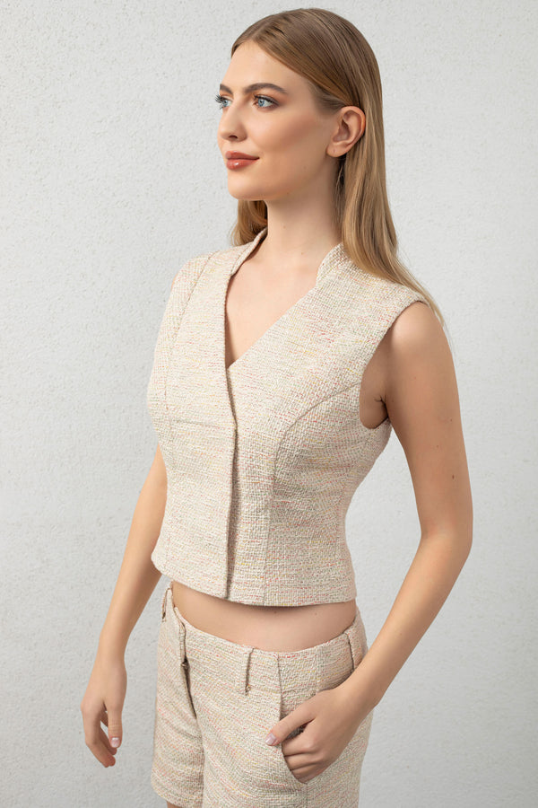 Iris Tweed Vest