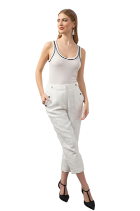 Freya White Tank Top