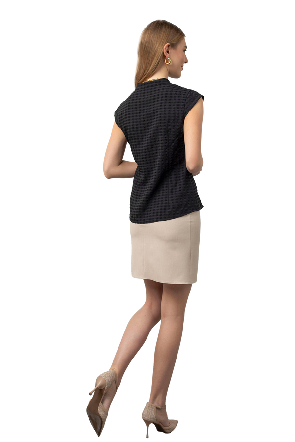 Commander Khaki Asymetrical Skirt